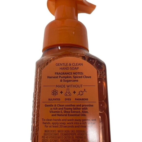Bath & Body Works Sweet Cinnamon Pumpkin Foaming Hand Soaps (2) 8.75 Fl Oz - Picture 2 of 3